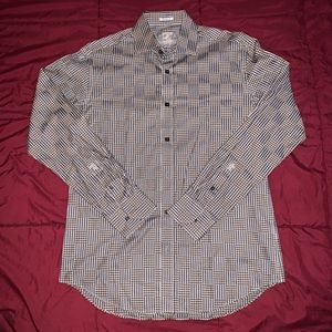 Bugatchi Mens Long Sleeve Button Up